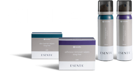 ConvaTec ESENTA Adhesive Remover Wipes for Around Stomas and